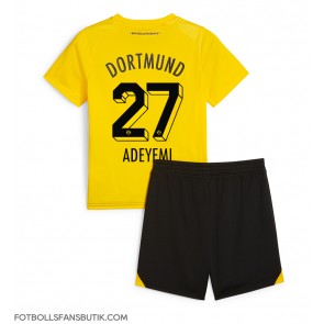 Borussia Dortmund Karim Adeyemi #27 Replika Hemmatröja Barn 2023-24 Kortärmad (+ Korta byxor)